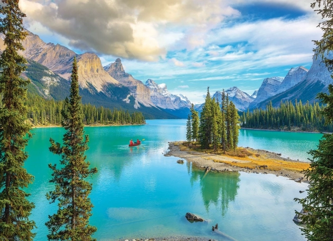 Eurographics Puzzle Maligne Lake Alberta