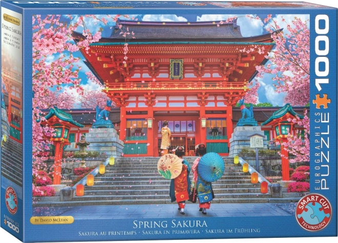 Eurographics Puzzle Jarná sakura 1000 dielikov