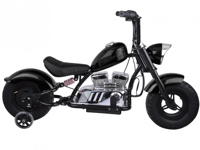 Elektrický motocykel Chopper pre deti – Čierna