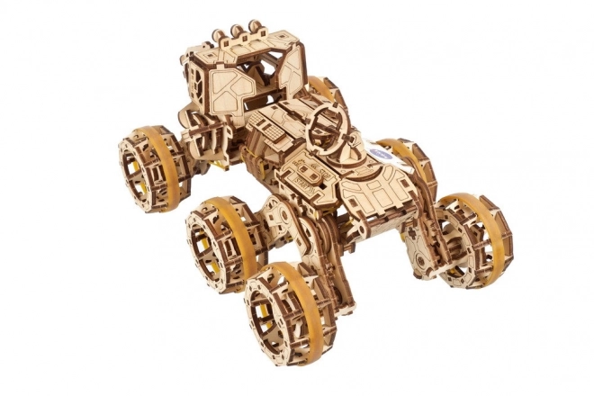 3D drevené mechanické puzzle Mars Rover od Ugears