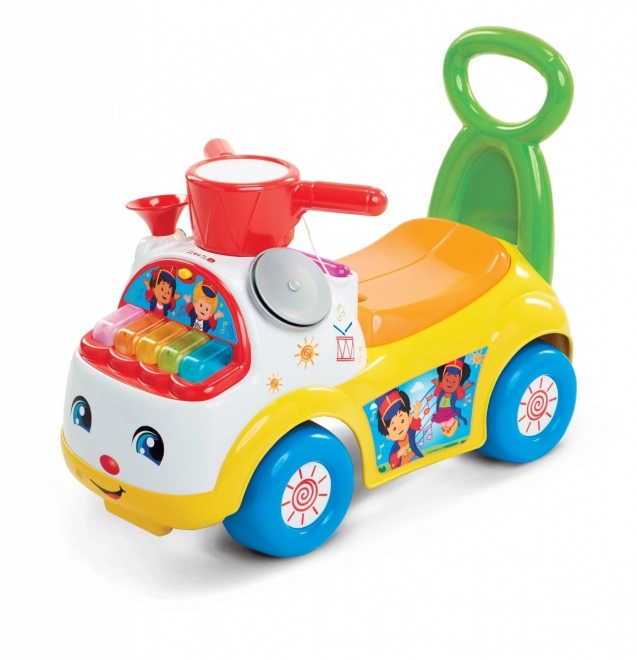 Odrážadlo Fisher Price - Hudobná Paráda žlté