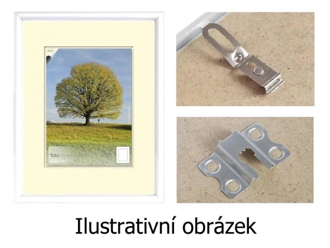 Plastový rám na puzzle 60x50 cm - Biely