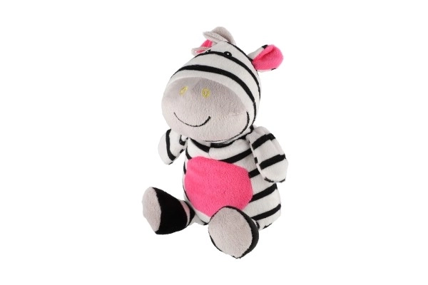 Plyšová chrastítko Zebra 24 cm
