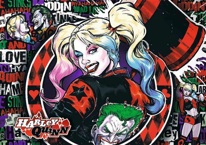 Puzzle 1000 dielikov Premium Plus Harley Quinn a Batman