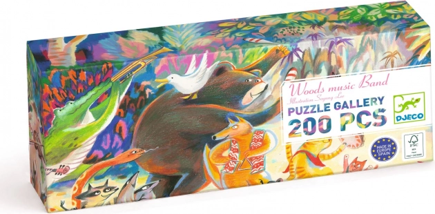 Puzzle Lesná kapela - 200 dielikov