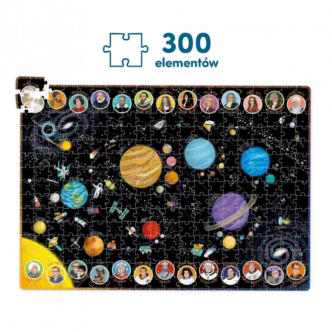 Puzzle Objavitelia - Slnečná Sústava 300 Dielikov