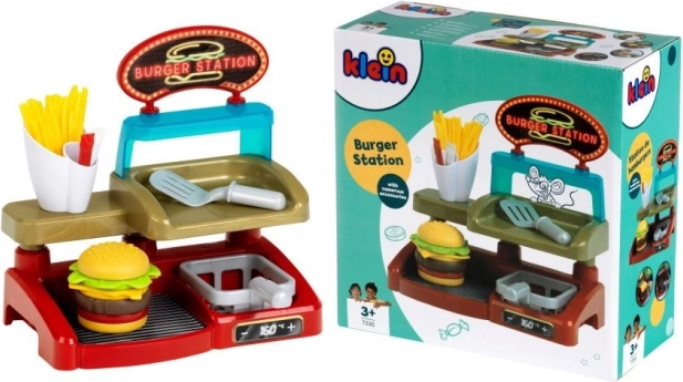 Burger shop – kreatívna sada na hranie s burgerom a hranolkami