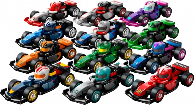 Lego zberateľské pretekárske autá F1