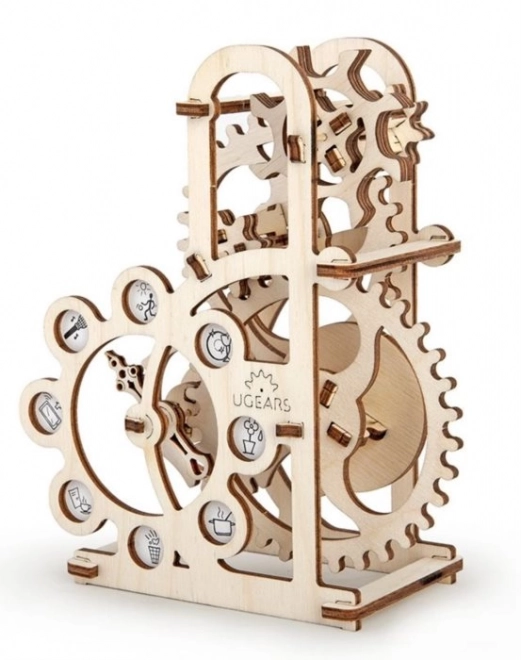 Ugears 3D drevené mechanické puzzle Dynamometer