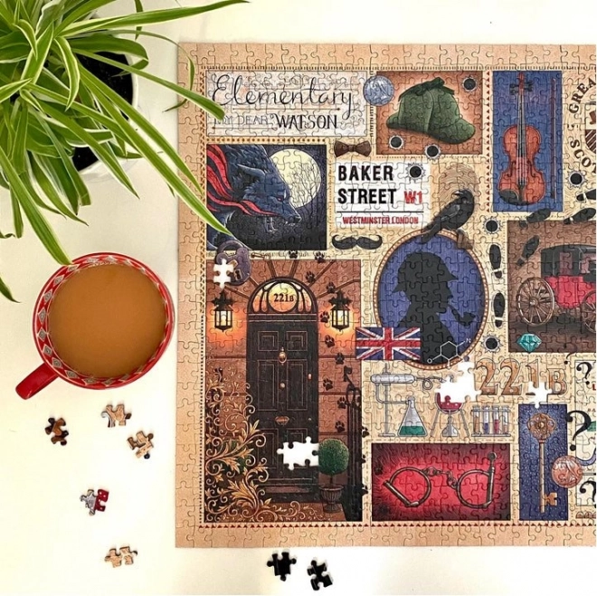 Puzzle knižný klub: Sherlock Holmes 1000 dielikov