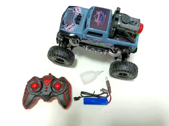 RC auto Rock Shark modré