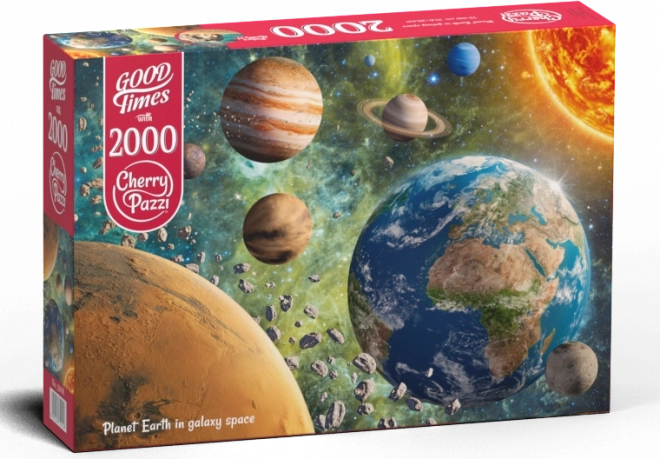 Puzzle Planéta Zem v Galaxii 2000 dielikov