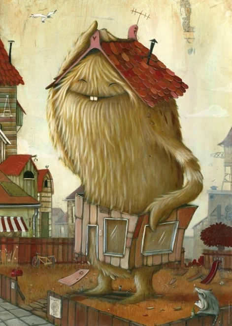 Puzzle Zozoville: Susedstvo 1000 dielikov