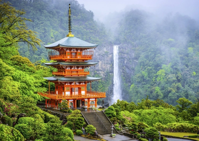 Puzzle Pagoda Seiganto-ji Japonsko 1000 dielikov