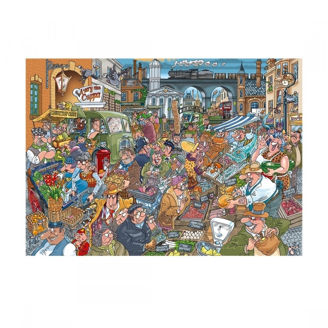 Puzzle 1000 prvkov Wasgij Davy na trhu