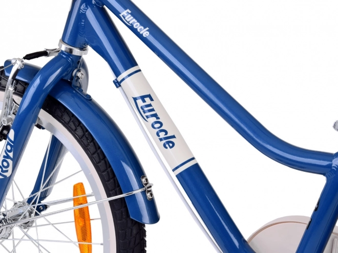 Uroczy mestský bicykel s košíkom pre deti Eurocle 18"