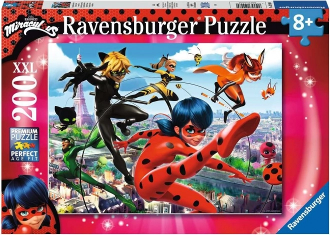 Ravensburger Puzzle Kouzelná Lienka a Čierny Kocúr XXL 200 Dielikov