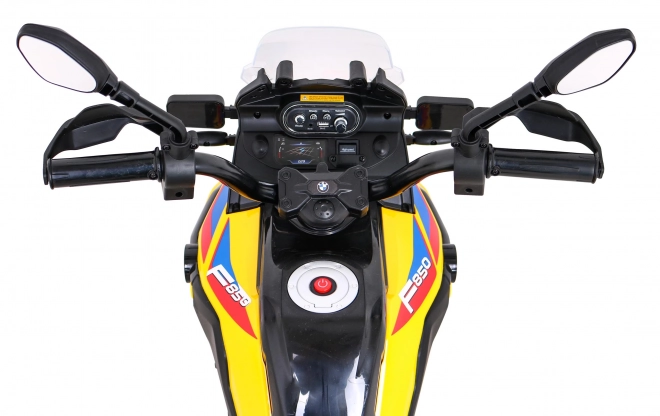 Motor BMW F850 GS na akumulátor pre deti Žltý