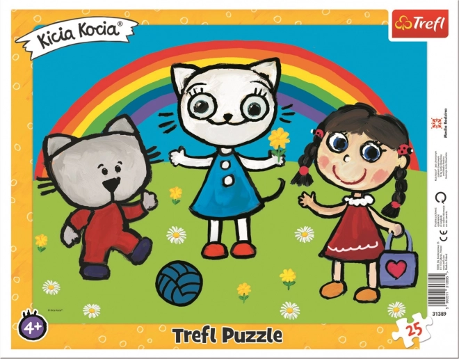 Trefl Kicia Kocia Slnečný deň puzzle 25 dielikov