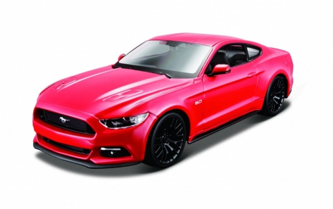 Maisto - 2015 Ford Mustang GT, červená, stavebnica, 1:24