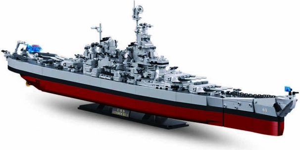 Stavebnica Sluban Bojová loď USS Missouri 1:350