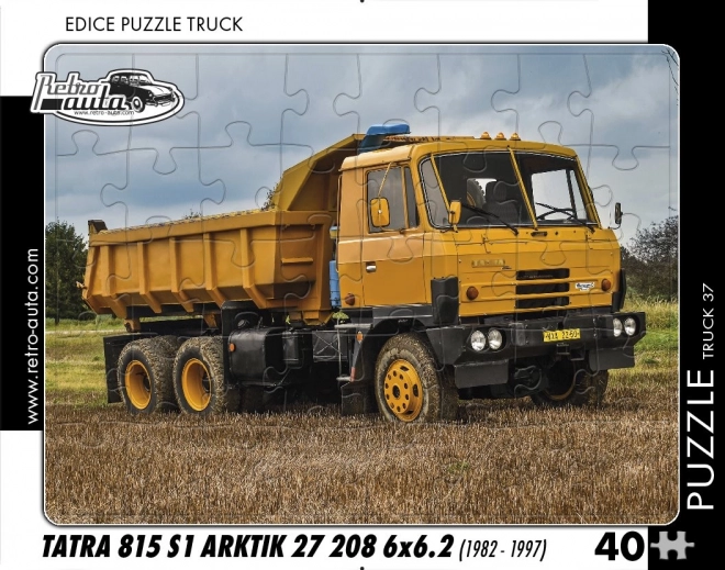 Retro Puzzle Nákladné Auto Tatra 815