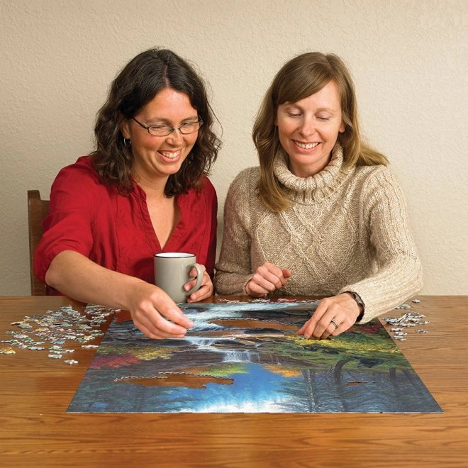 Puzzle Horská kaskáda 1000 dielikov