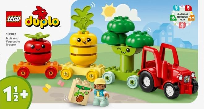 Kocky DUPLO 10982 Traktor na zeleninu a ovocie