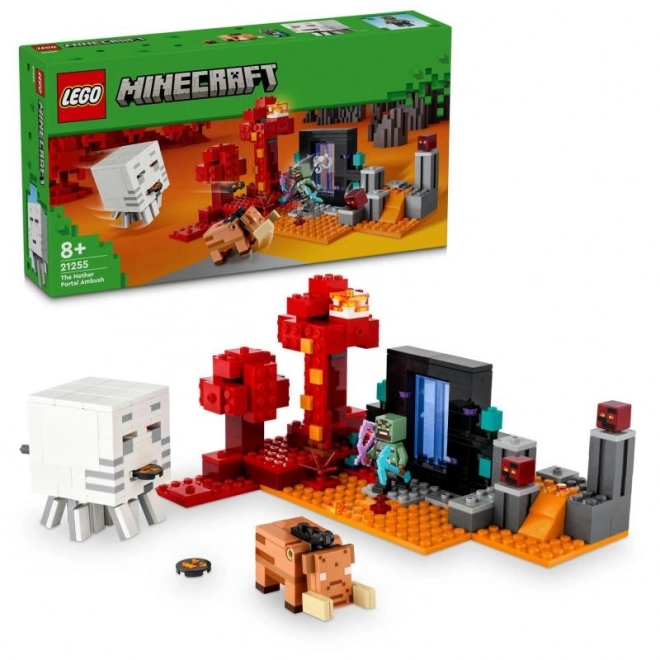 Lego Minecraft Prepadnutie v portáli do Netheru