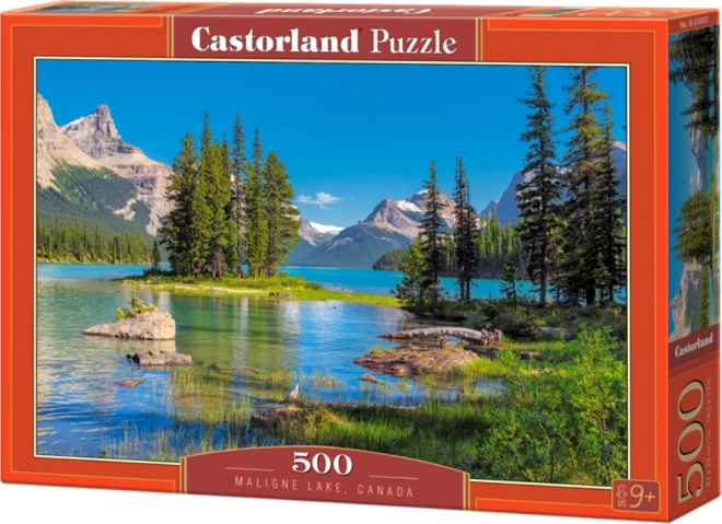 Puzzle 500 dielikov - Jazero Maligne Kanada