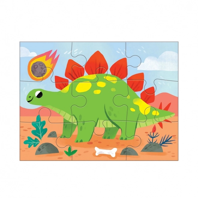 Mudpuppy Puzzle Dinosauri Sada 4 v 1