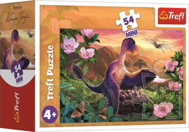 Trefl Puzzle Úžasní Dinosaury: Microraptor u Hnízda