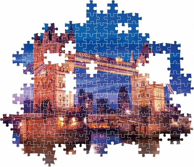 Puzzle 1000 dielikov - Večerný Tower Bridge