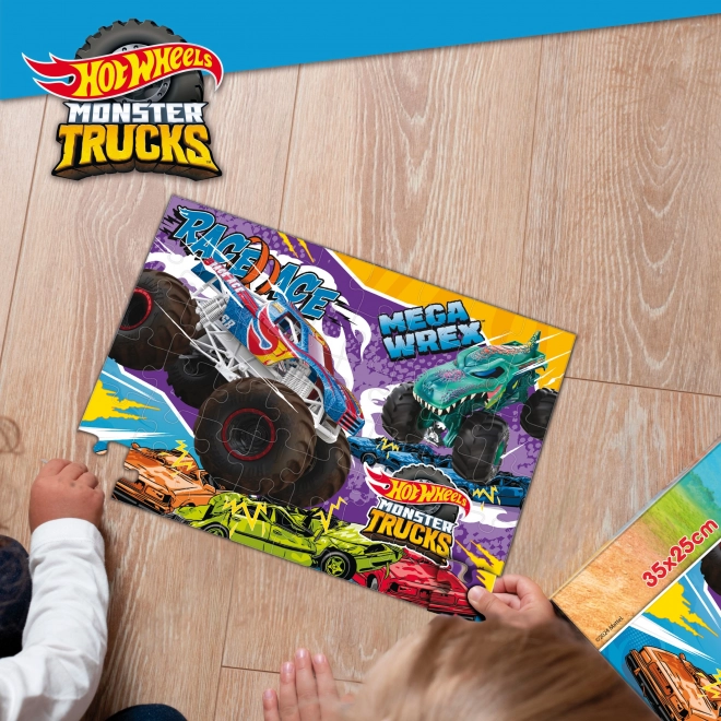 Puzzle Hot Wheels 35x25 cm 48 dielikov