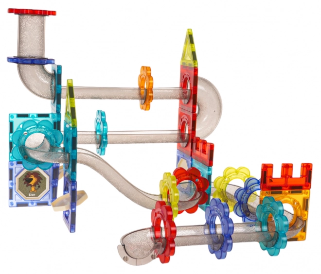 Magnetické stavebnice žiariaca guľôčka 176 kusov