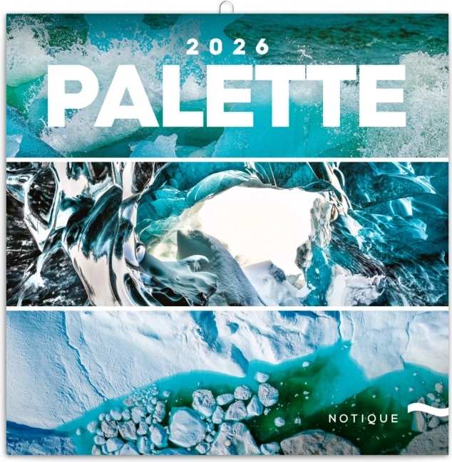 Poznámkový kalendár Paleta 2026