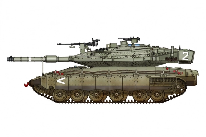 Plastikový model tanku Israeli Merkava Mk IV