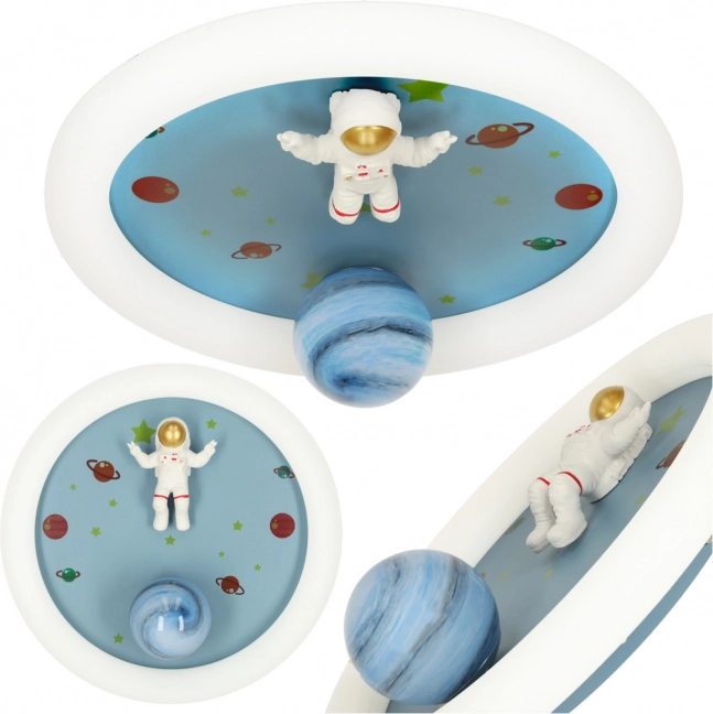 Stmievateľné LED stropné svietidlo pre detskú izbu s astronautom