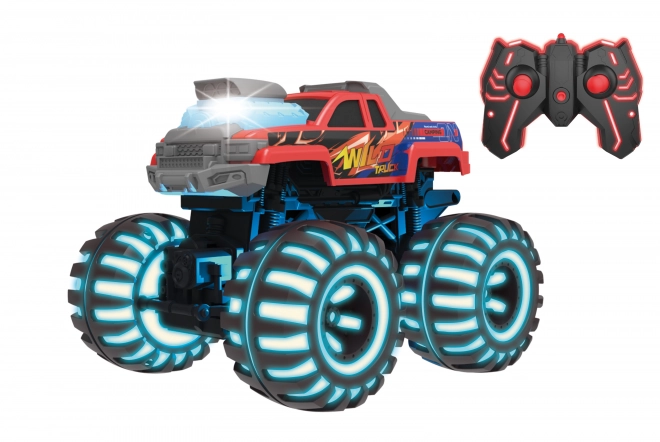 RC Auto Wild Truck so svietiacimi kolesami