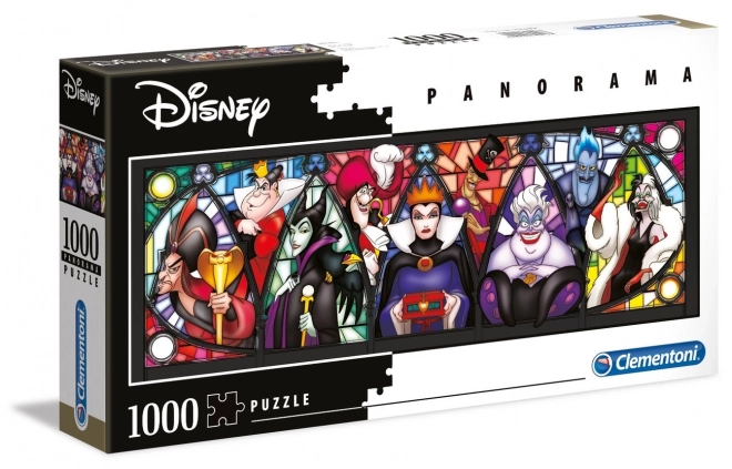 Panoramatické puzzle Disney padouchovia 1000 dielikov