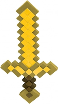 zlatý meč minecraft pre deti 52 cm