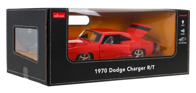 1970 Dodge Charger Rt Červený Rastar Model 1:16