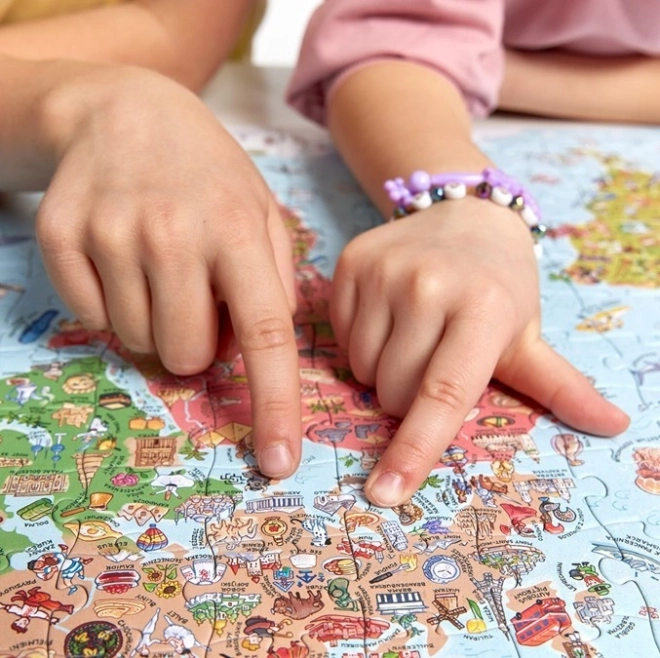 Puzzle objaviteľov - Mapa sveta