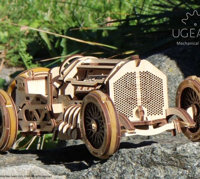 3D puzzle Ugears - auto U9 Grand Prix 348 dielikov