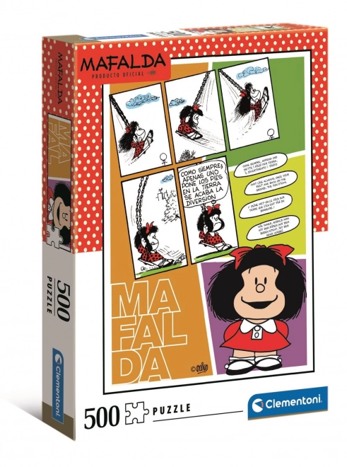 Clementoni Puzzle Mafalda na Hojdačke 500 Dielikov