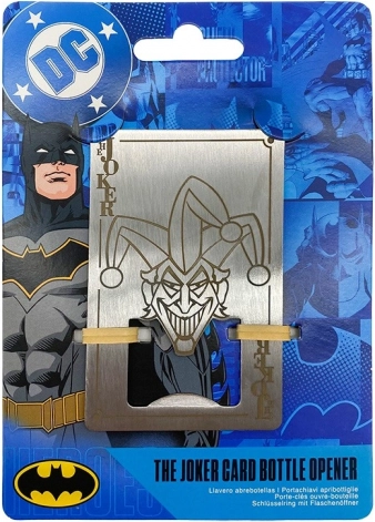 Otvárač na fľaše v tvare Joker karty - Batman