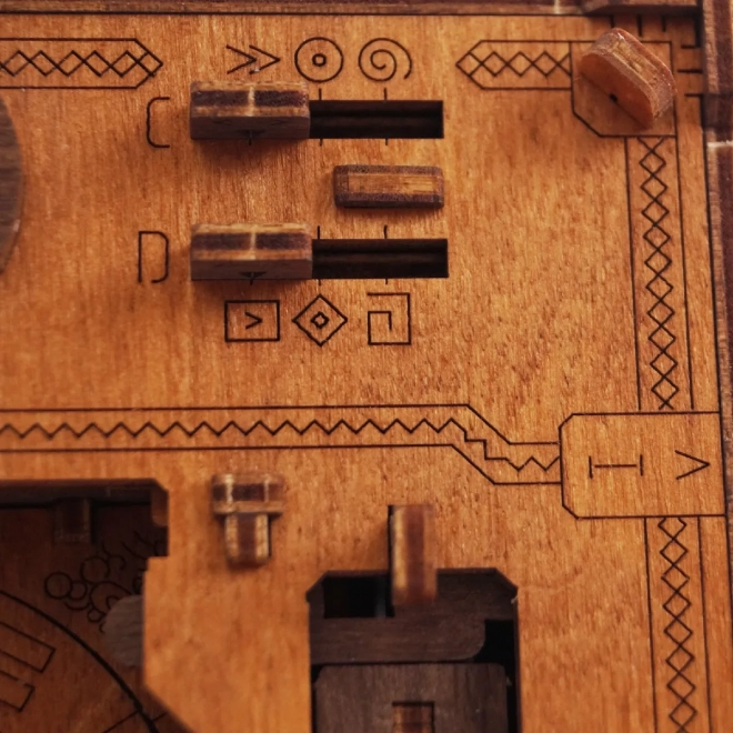 Drevené 3D puzzle Escape Room: Pyramída Maya