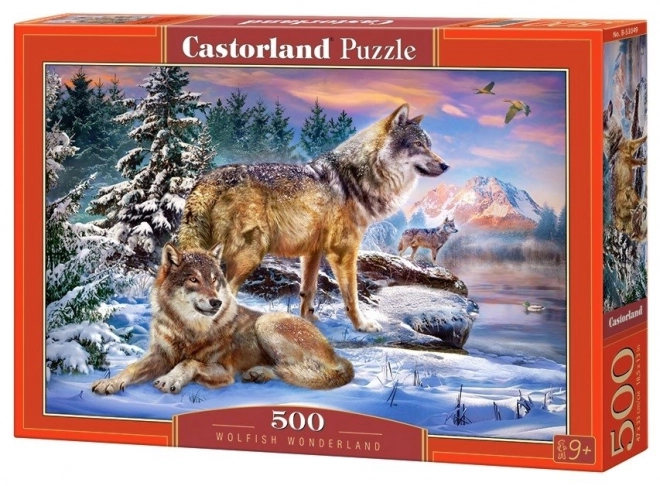 Puzzle Vlčí země 500 dielikov