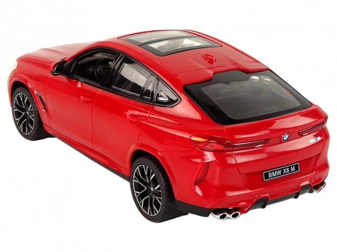 Diaľkovo ovládané auto BMW X6 M - červené