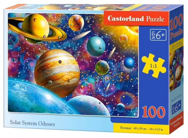 Castorland Puzzle Slnečná sústava 100 dielikov